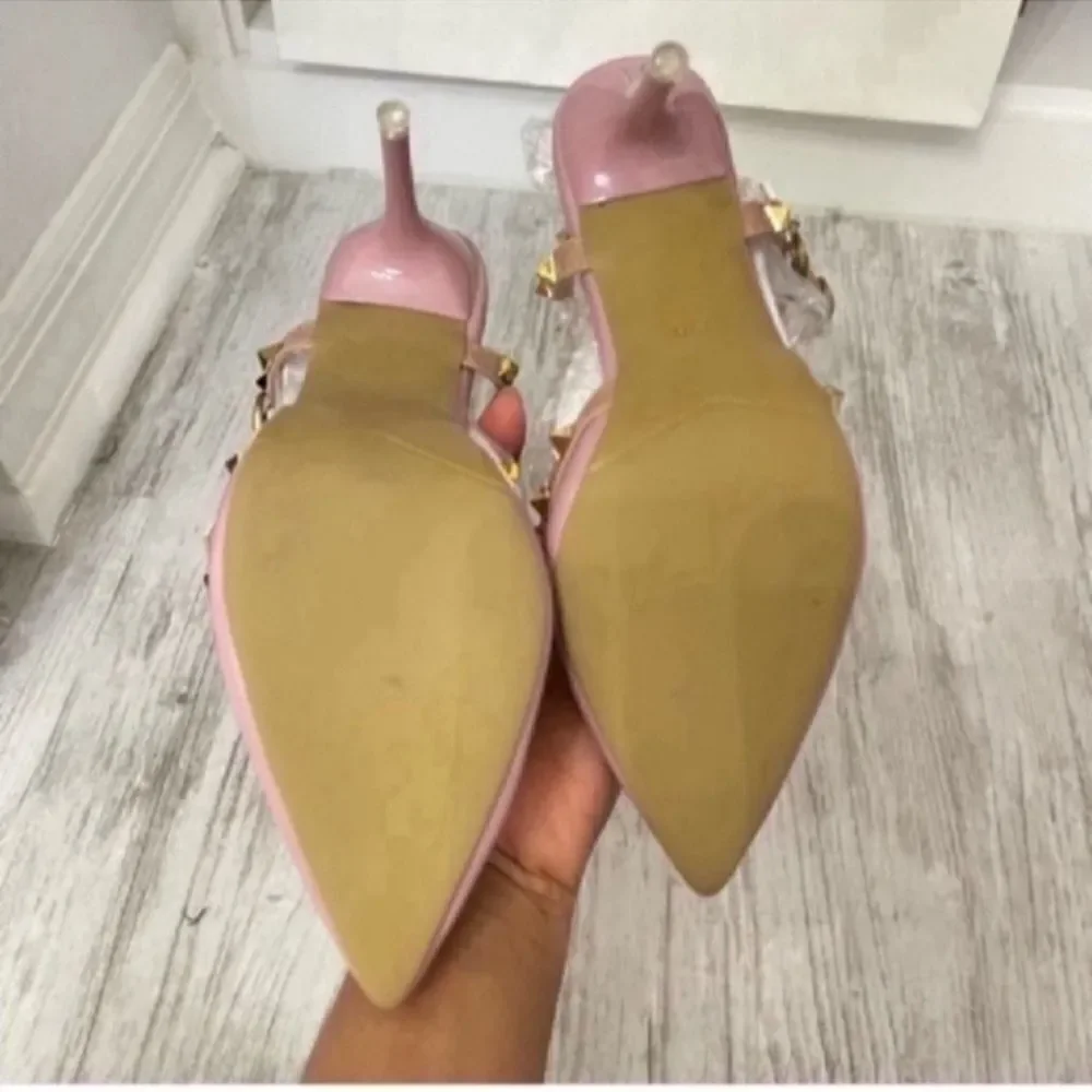 New beautiful Rivet High Heels Shoes 6